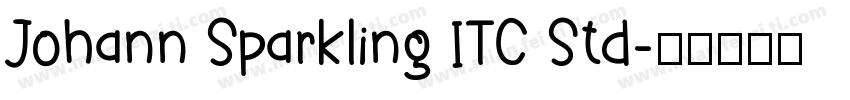 Johann Sparkling ITC Std字体转换